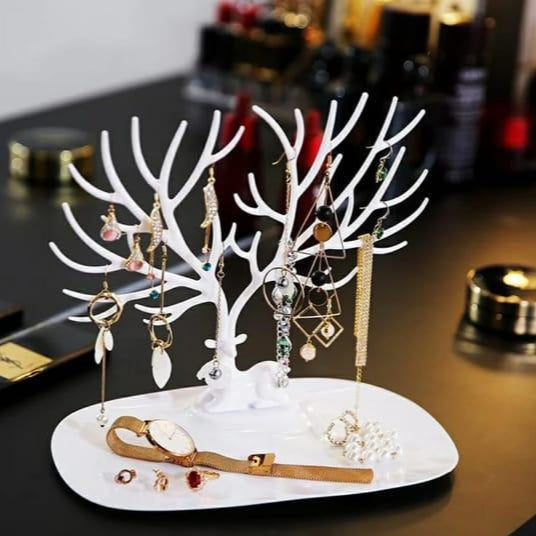 Deer Earrings Necklace Ring Jewelry Stand