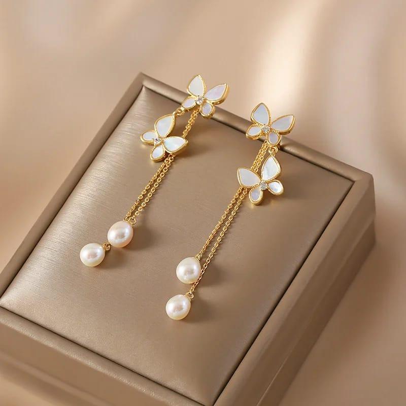 Butterfly Long Tassel Earrings For Women