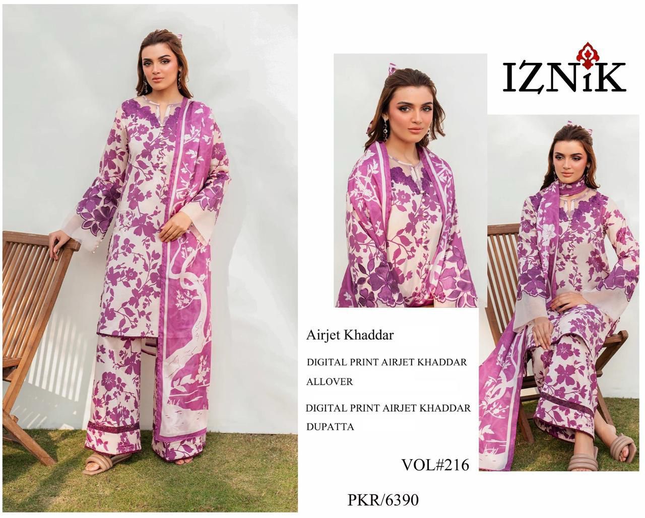 IZNIK 3Pc 19 Designs