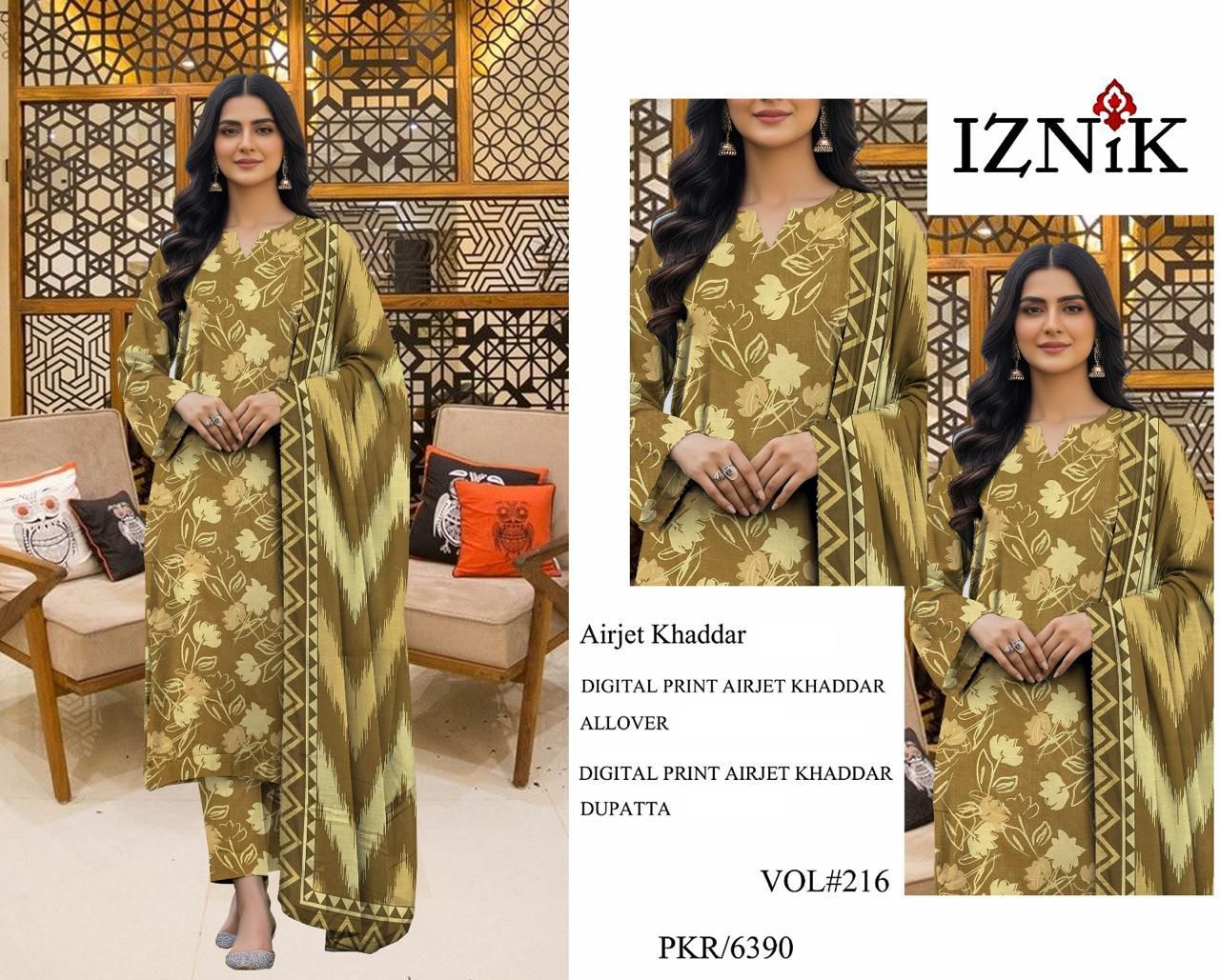 IZNIK 3Pc 19 Designs