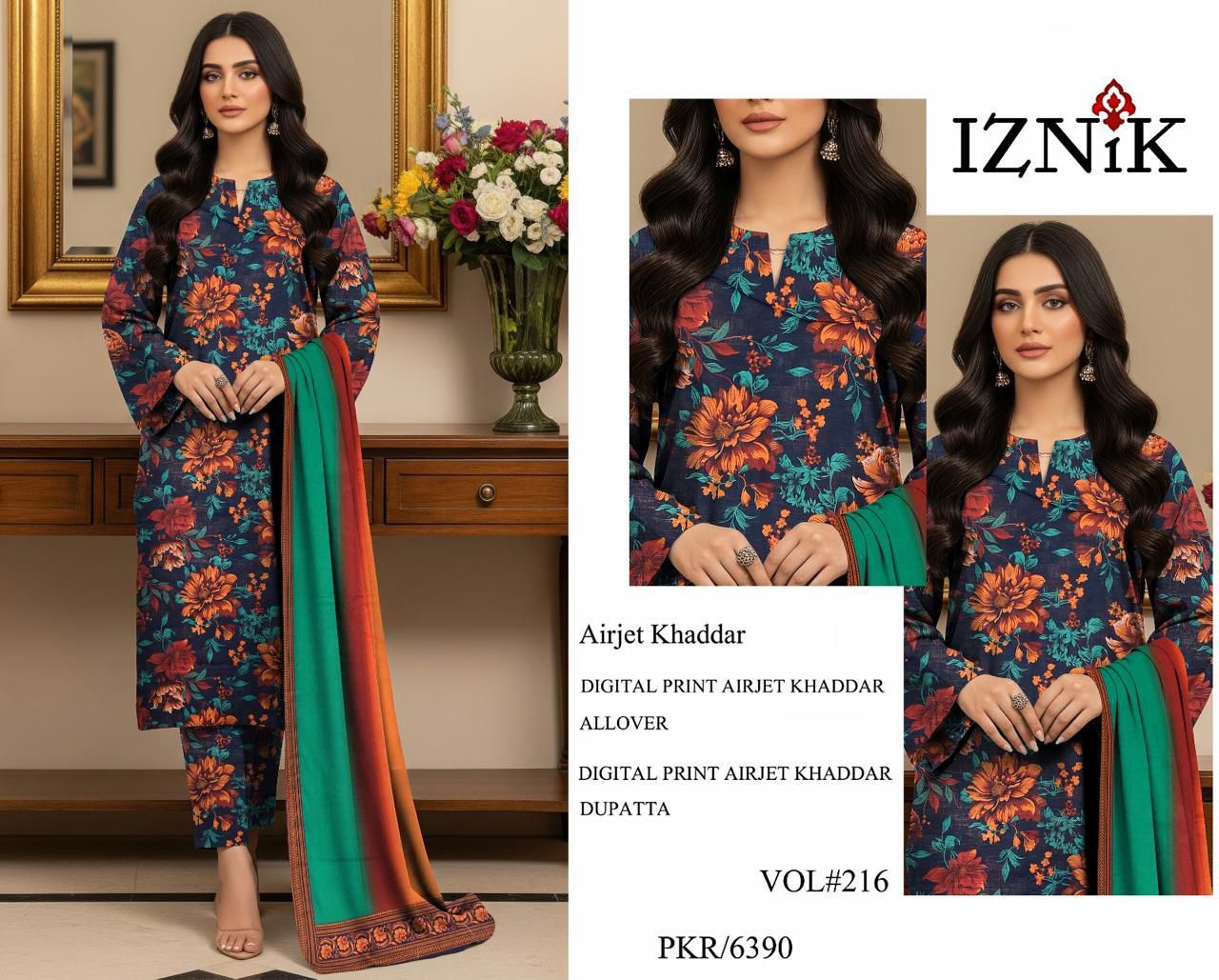 IZNIK 3Pc 19 Designs