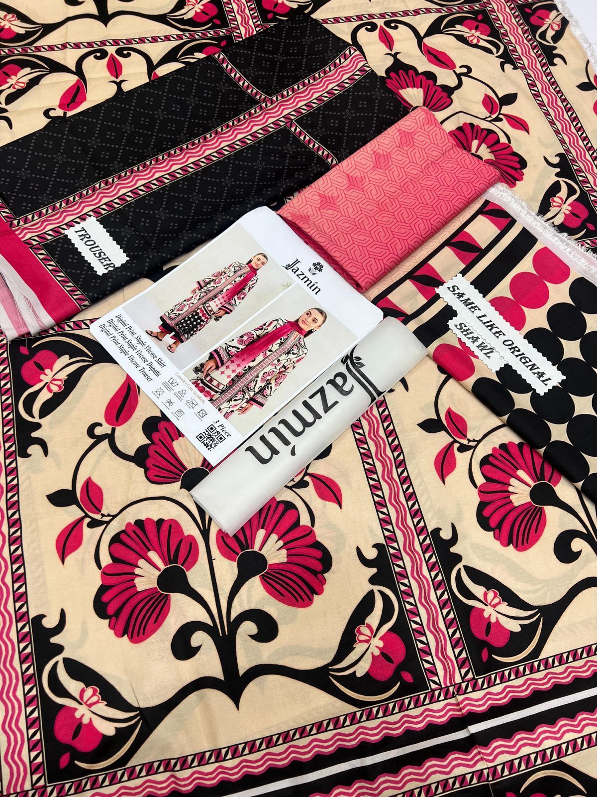 JAZMIN Viscose 3-Piece Suits 10 Designs