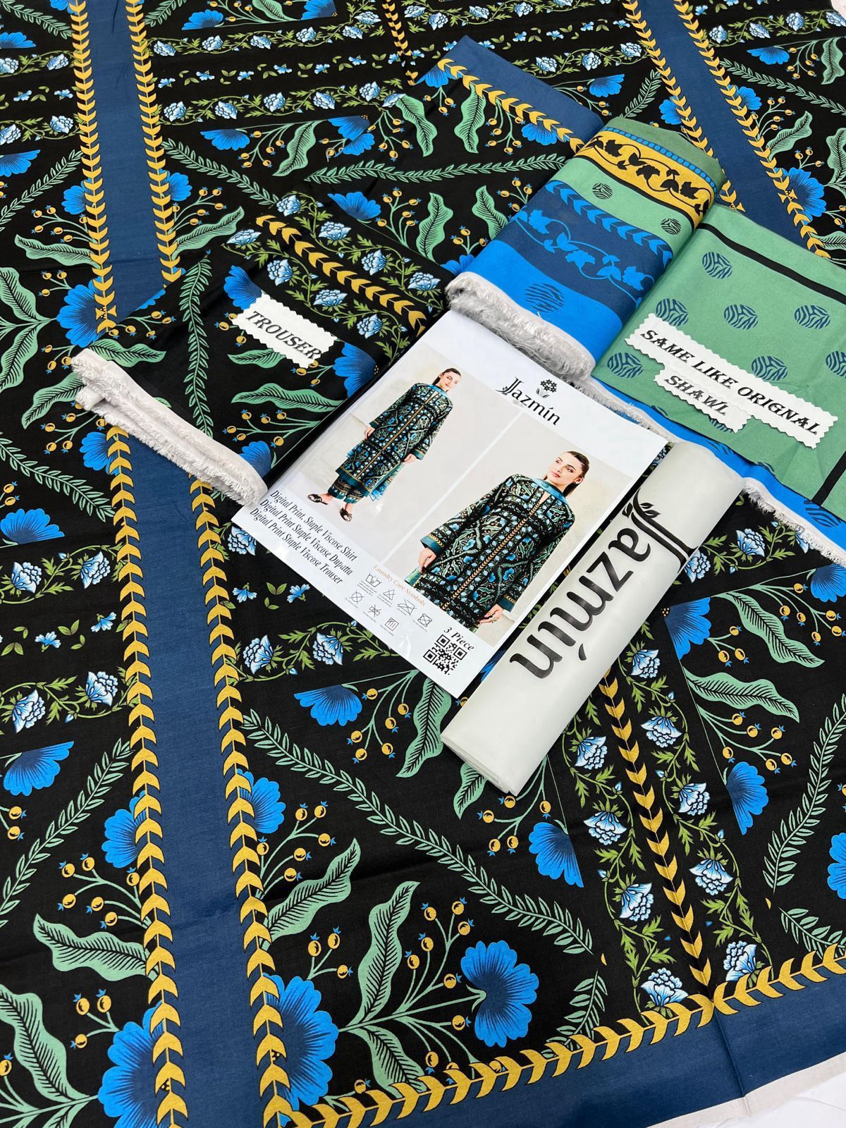 JAZMIN Viscose 3-Piece Suits 10 Designs