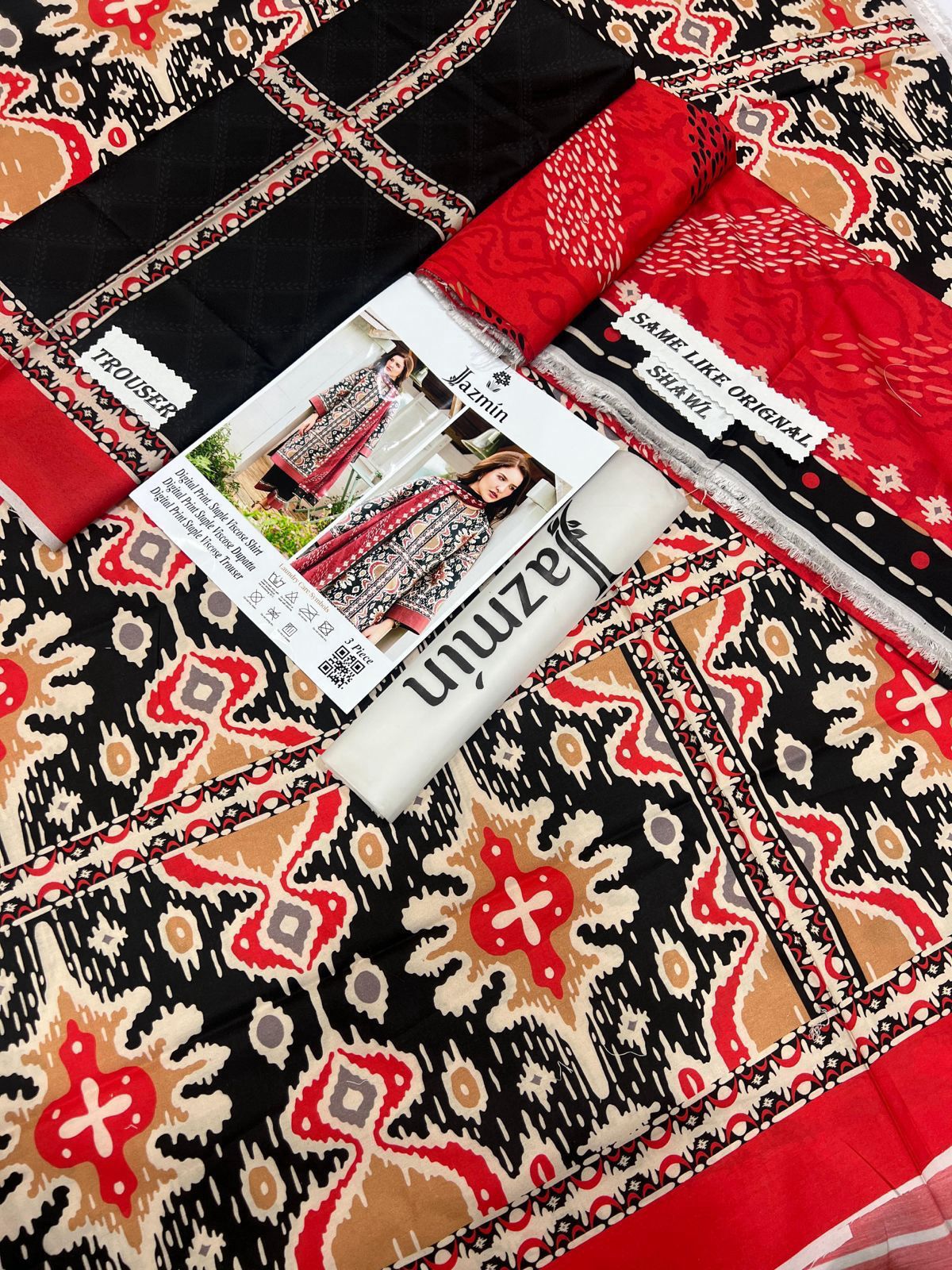 JAZMIN Viscose 3-Piece Suits 10 Designs