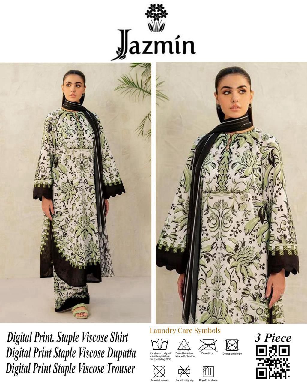 JAZMIN Viscose 3-Piece Suits 10 Designs