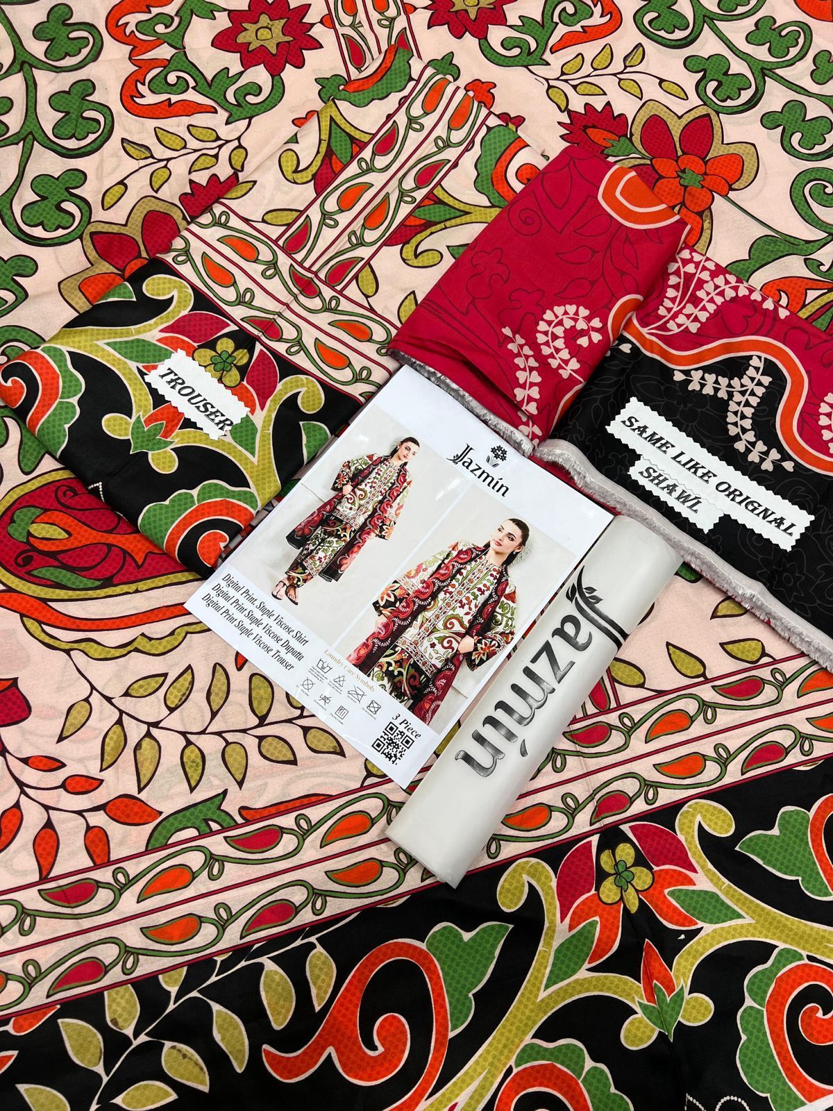 JAZMIN Viscose 3-Piece Suits 10 Designs