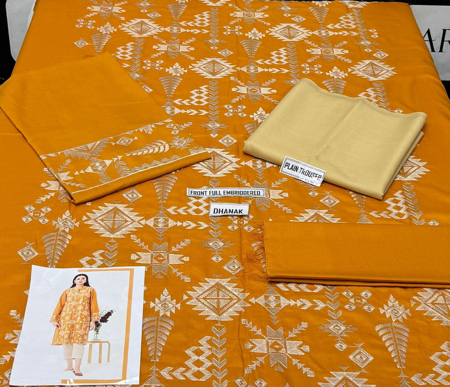 Jazmin 2PC Premium Dhanak Suit