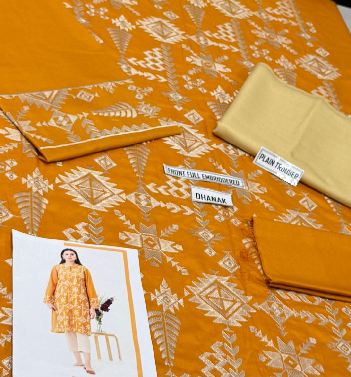 Jazmin 2PC Premium Dhanak Suit