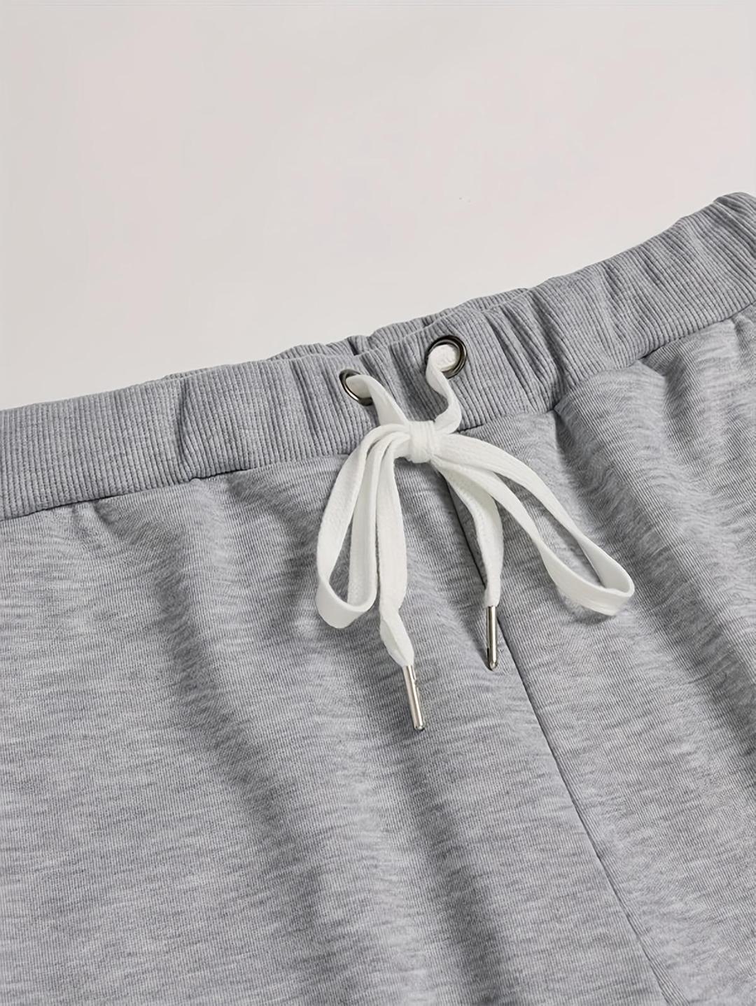 2 Pcs Men's  Graphic Sweatshirt Track Suit