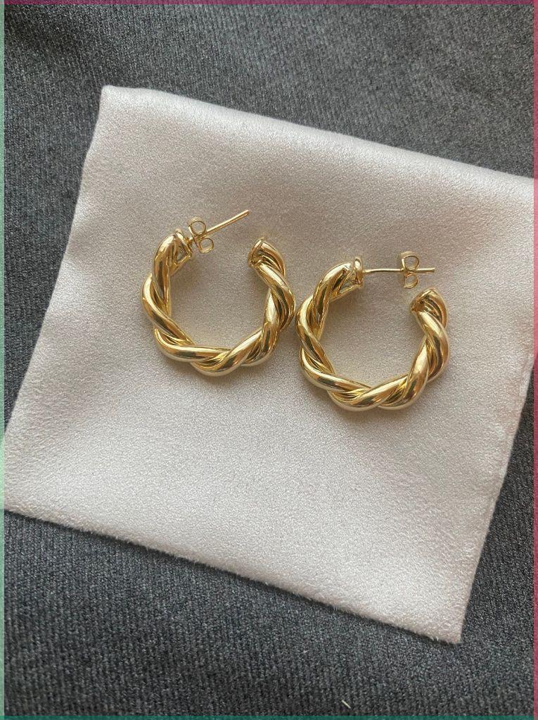 Funky Resin Polish Artificial Stones Earrings