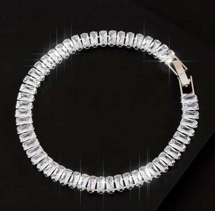 1 Pc Funky Silver Plated Charm Bracelet