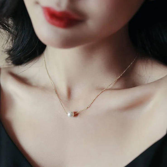 1 Pc Alloy Gold Plated Pearl Stone Pendant