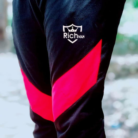 2 Pcs Men's Stitched Printed Track Suit