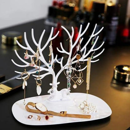 Deer Earrings Necklace Ring Jewelry Stand