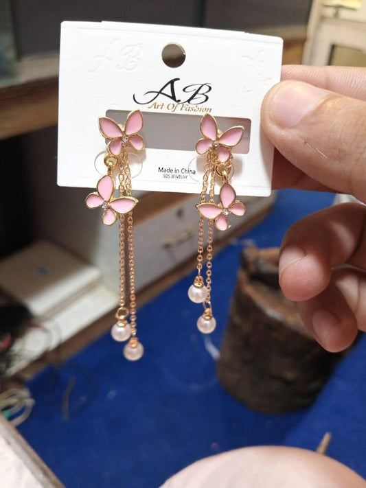 Butterfly Long Tassel Earrings For Women