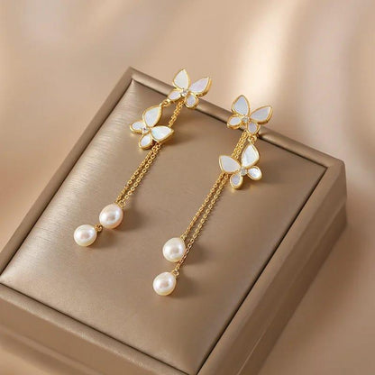 Butterfly Long Tassel Earrings For Women