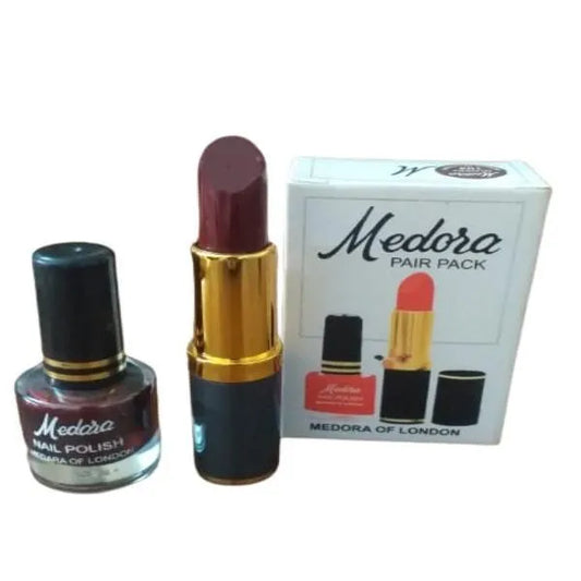 2 In 1 Medora Lipstick & Nail Polish Bundle - High Pigmented
