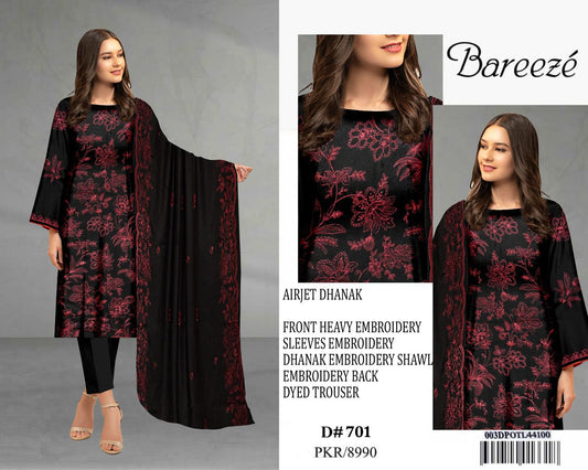 BAREEZE IN 3 COLOURS    PREMIUM DHANAK