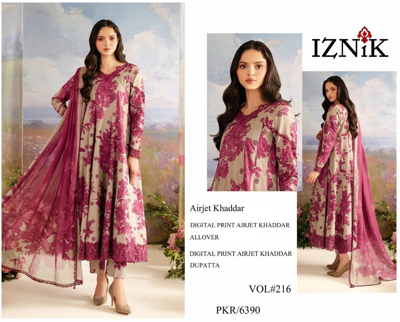 IZNIK  3Pc 19 Designs