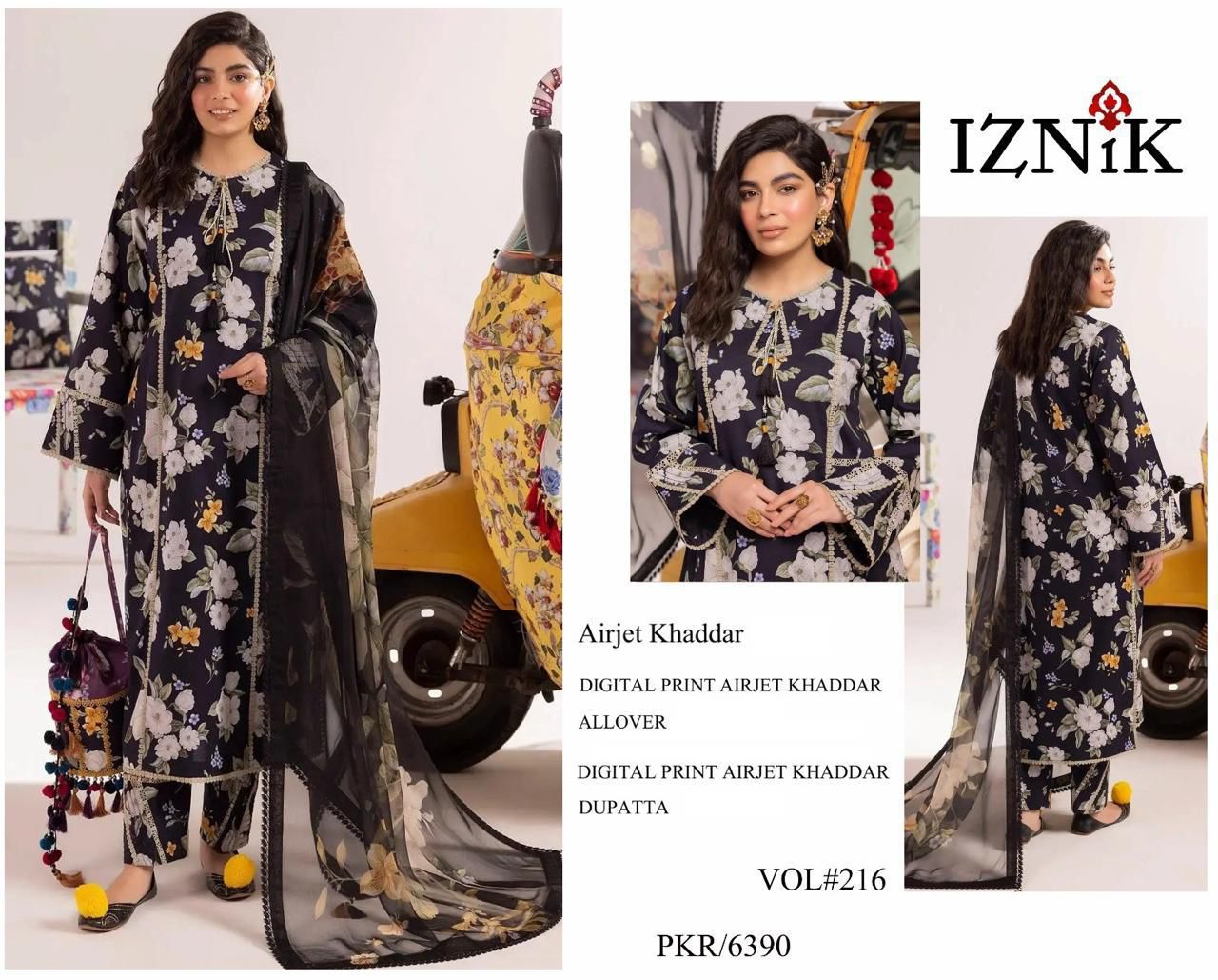 IZNIK  3Pc 19 Designs
