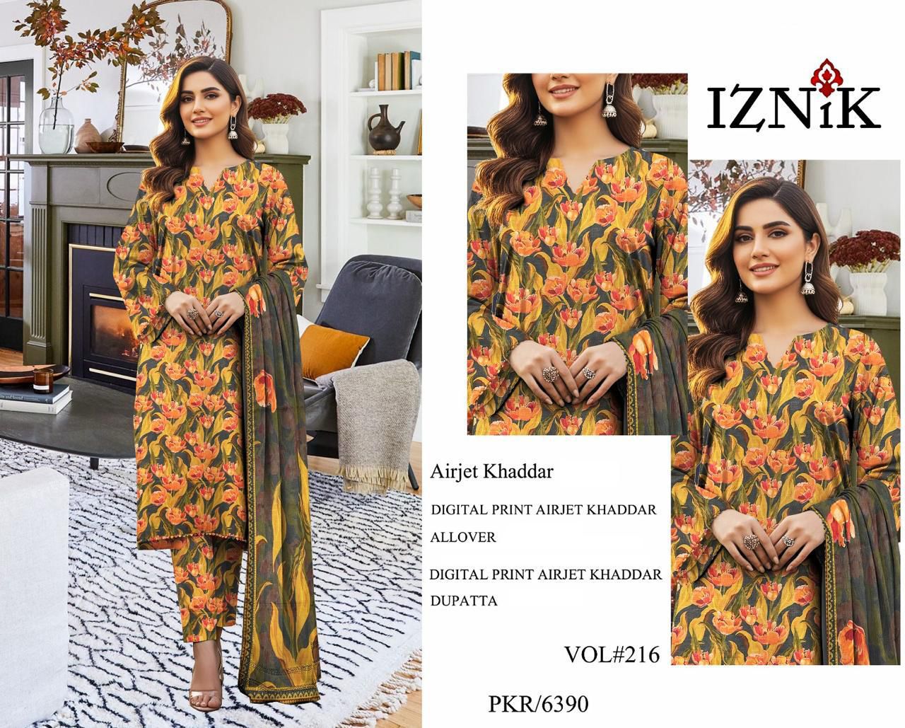 IZNIK  3Pc 19 Designs