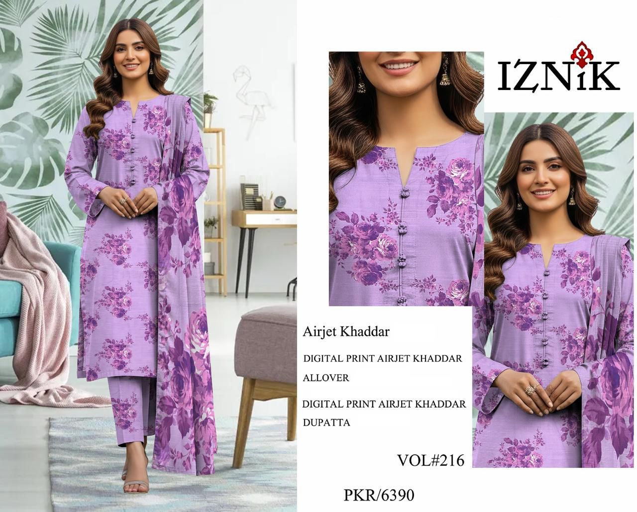 IZNIK  3Pc 19 Designs