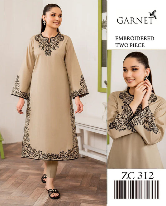 Jazmin 2PC Premium Dhanak Suit 3