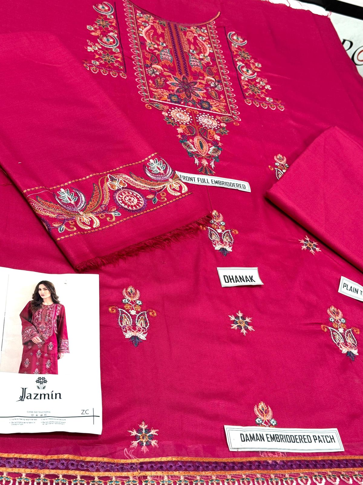 Jazmin 2PC Premium Dhanak Suit 2