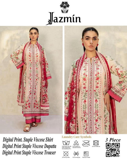 JAZMIN Viscose 3-Piece Suits 10 Designs