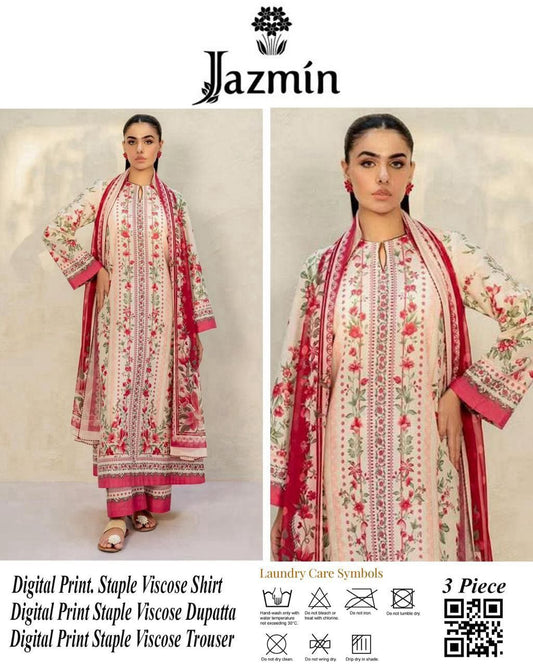 JAZMIN Viscose 3-Piece Suits 10 Designs