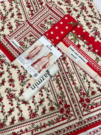 JAZMIN Viscose 3-Piece Suits 10 Designs