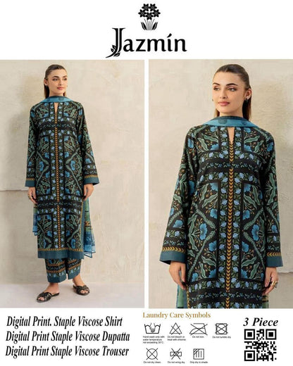 JAZMIN Viscose 3-Piece Suits 10 Designs