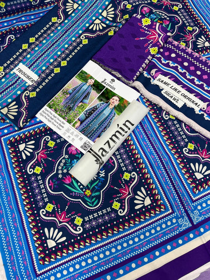 JAZMIN Viscose 3-Piece Suits 10 Designs