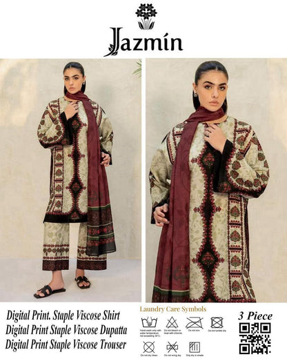 JAZMIN Viscose 3-Piece Suits 10 Designs